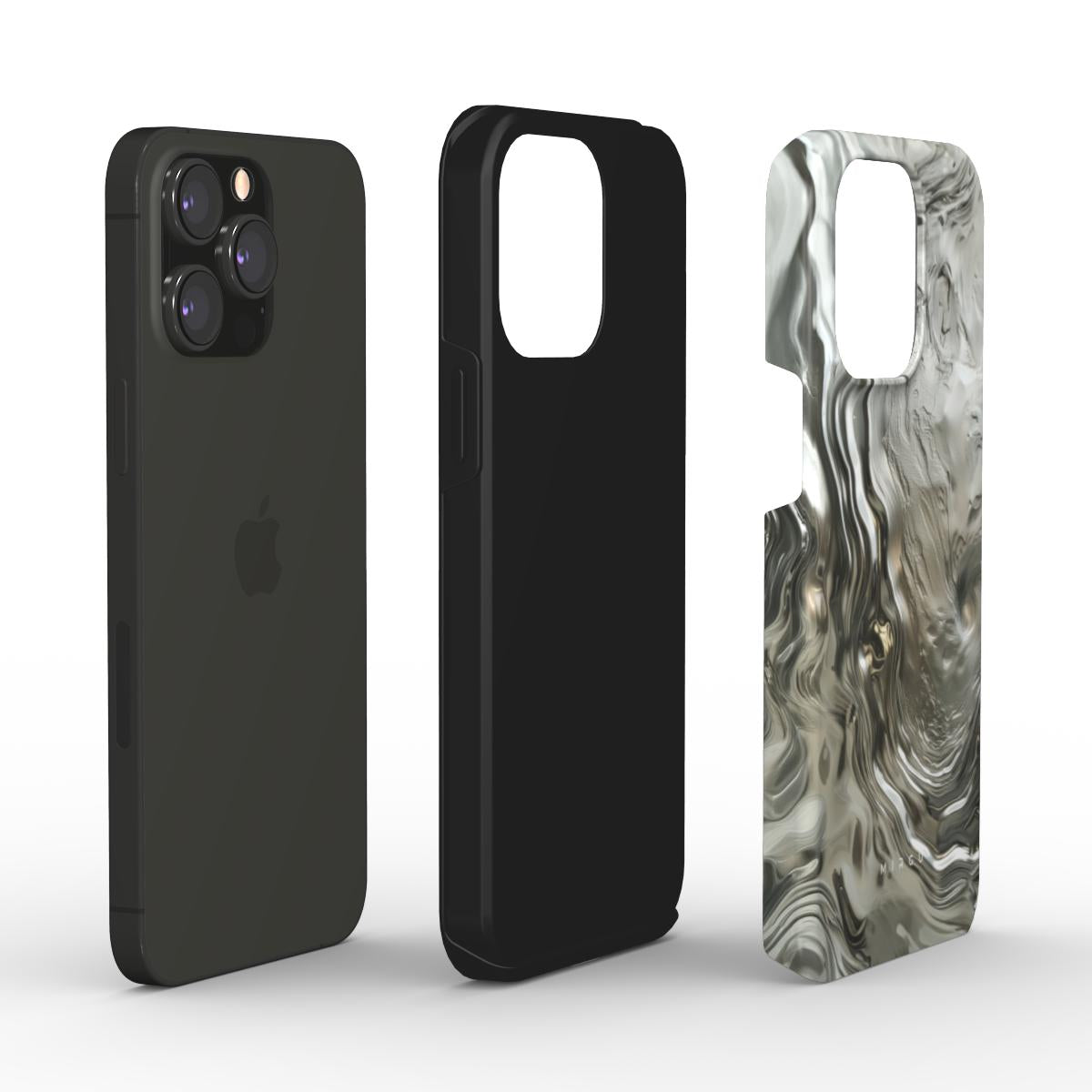 Silver Twists - Tough Phone Case