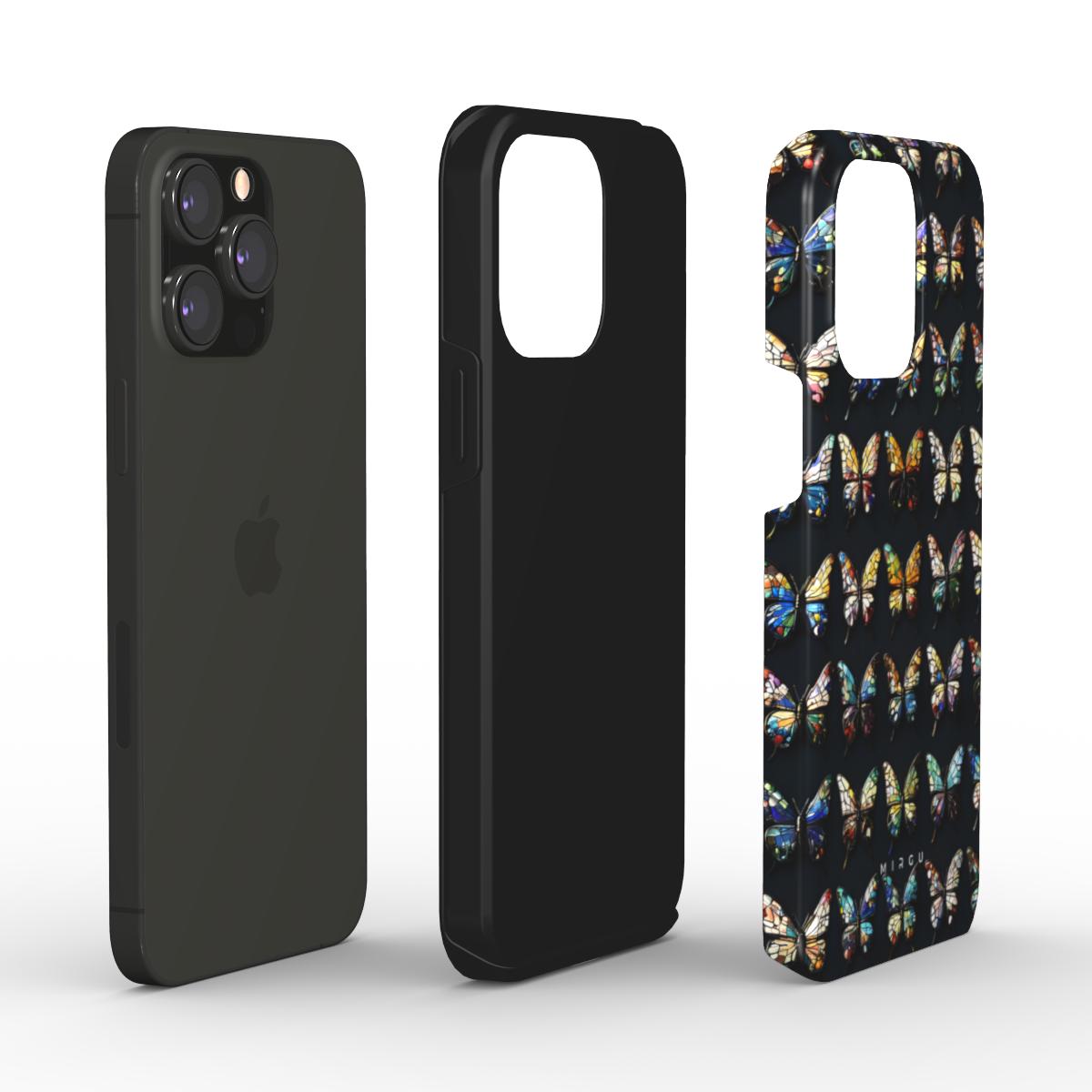 Glass Mosaic Butterflies - Tough Phone Case