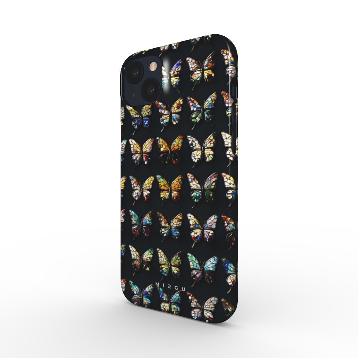Glass Mosaic Butterflies - Snap Phone Case