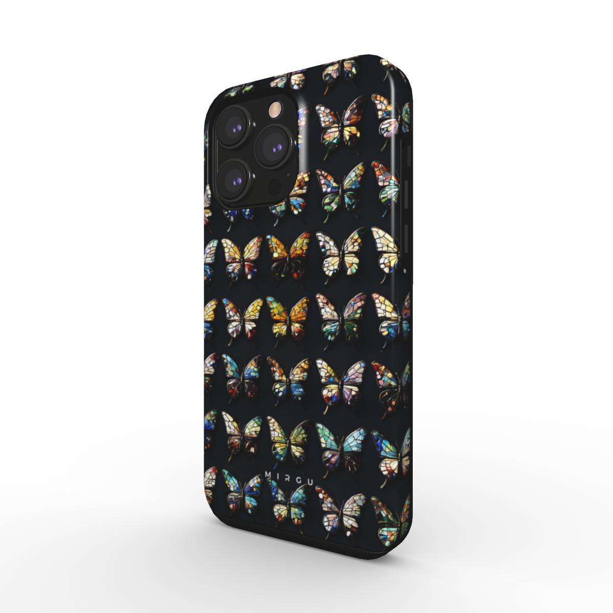 Glass Mosaic Butterflies - MagSafe Phone Case