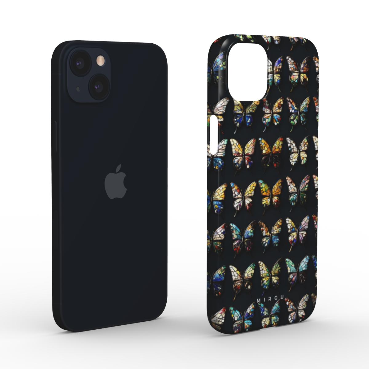 Glass Mosaic Butterflies - Snap Phone Case