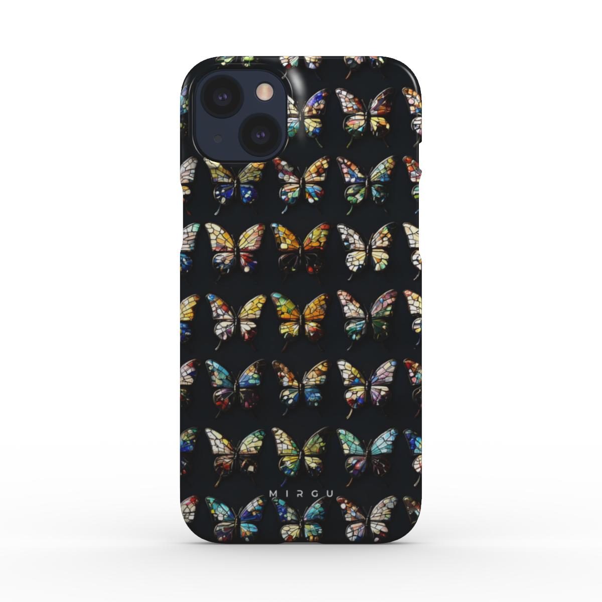 Glass Mosaic Butterflies - Snap Phone Case
