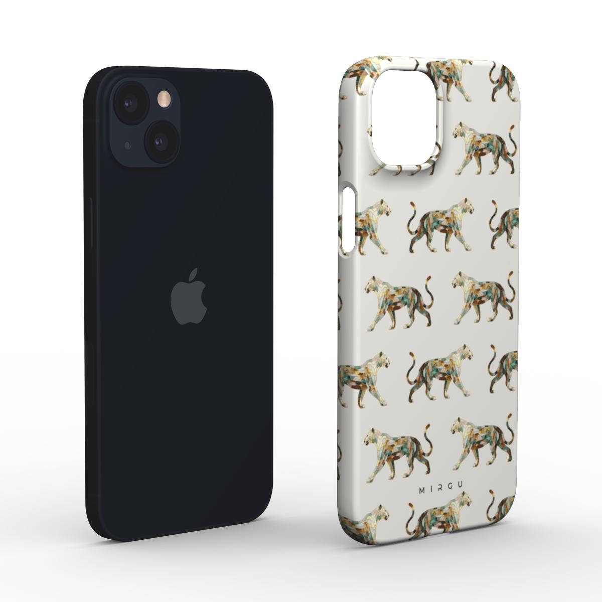 Glass Mosaic Golden Jaguars - Snap Phone Case
