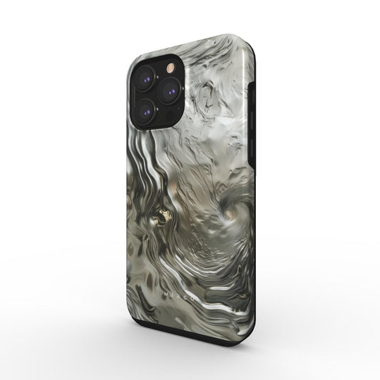 Silver Twists - MagSafe Phone Case